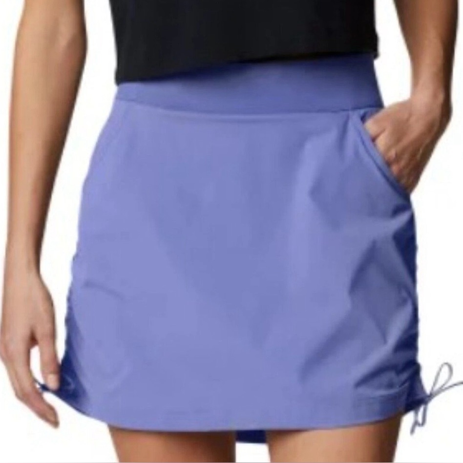 Columbia Purple Lotus Active Fit Omni Shade Upf50 Womens Skort Skirt Sz Xxl